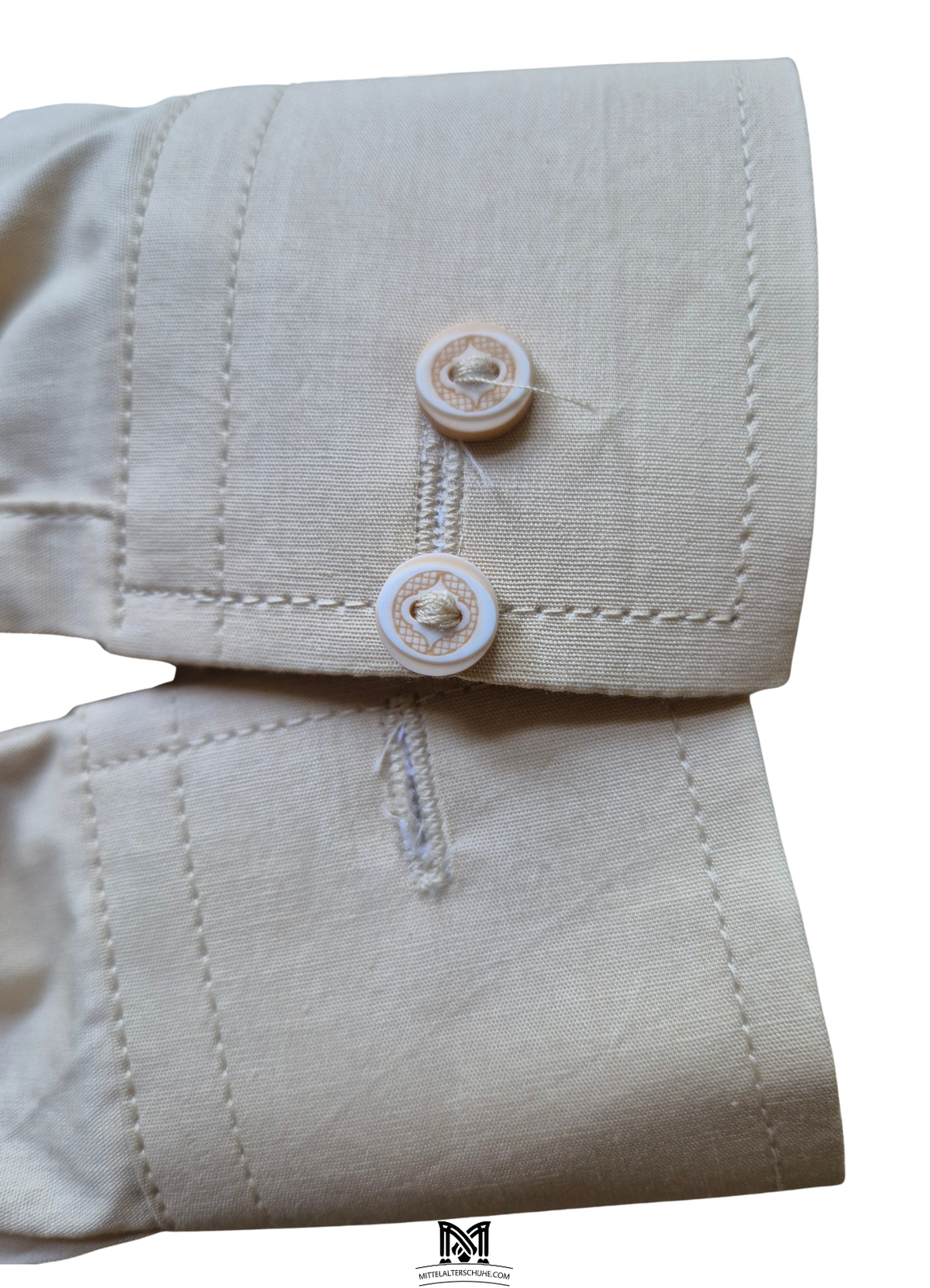 Schnürhemd Alwin Beige