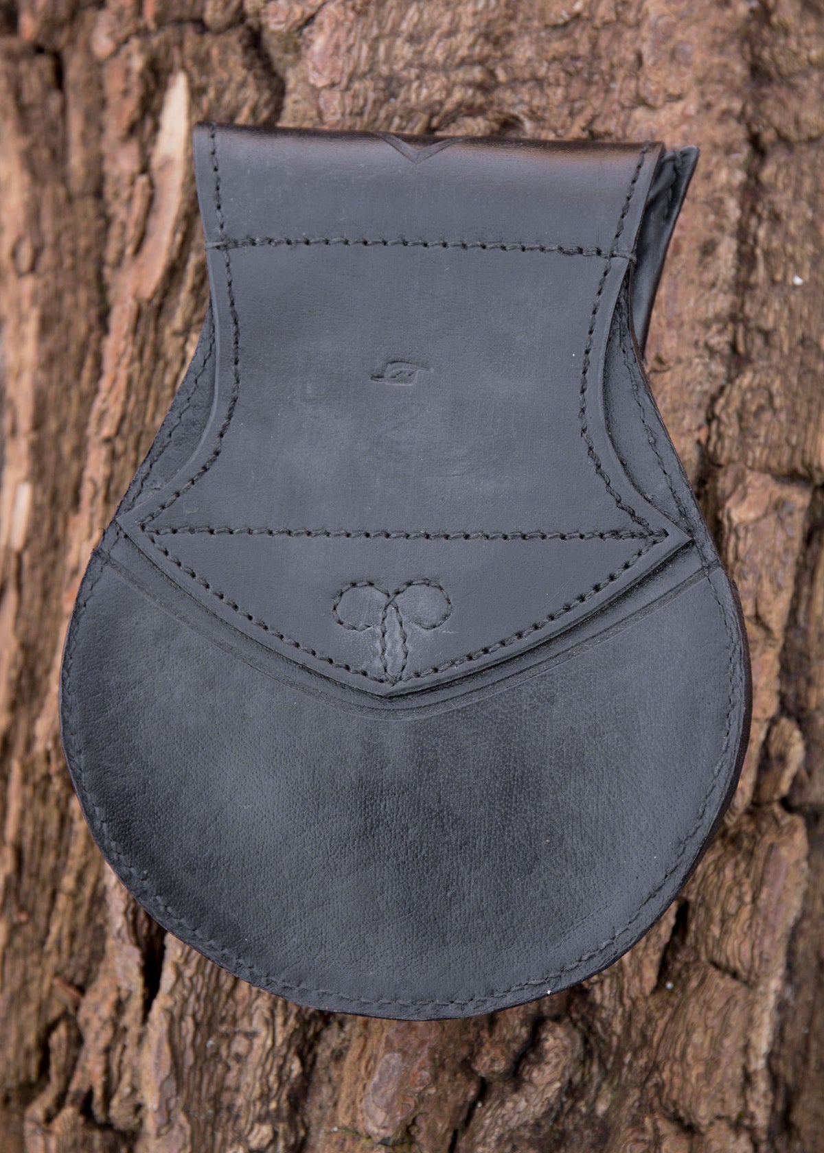 Elfen Ledertasche Schwarz