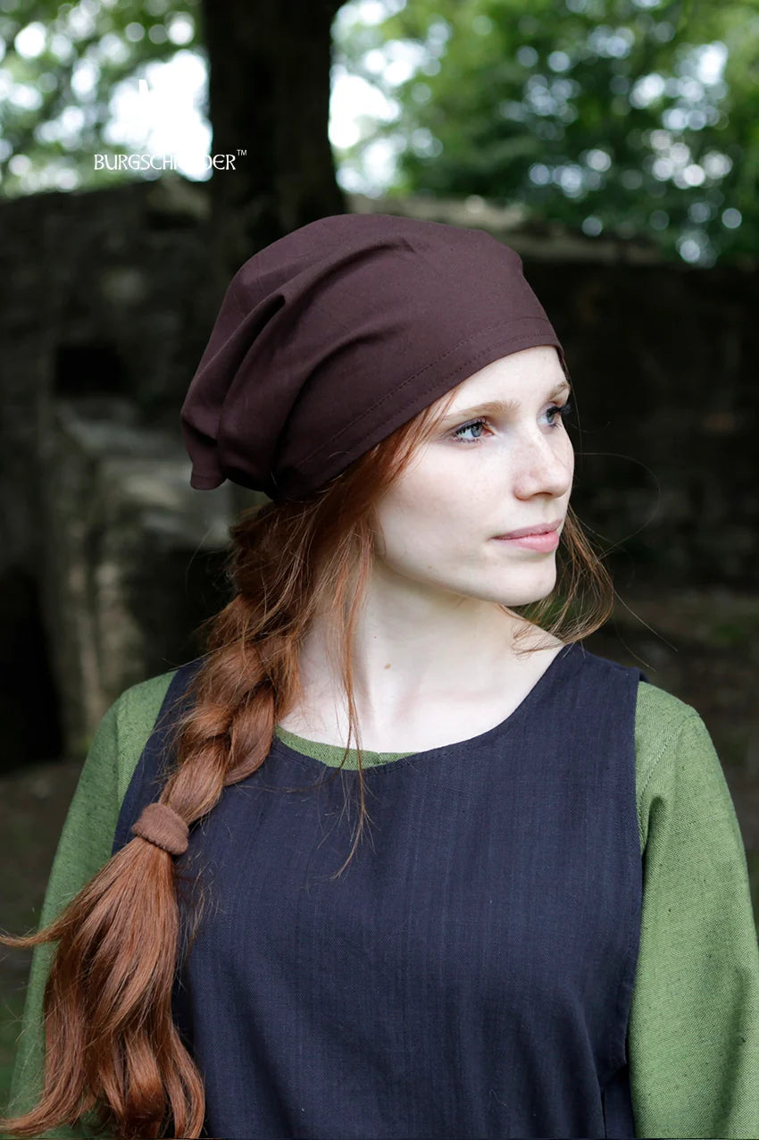 Kopftuch Set Marianne - Natur und Braun