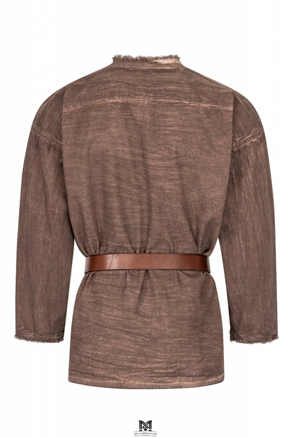 Enso Klappen Tunika - Braun *B-Ware* Gr. S