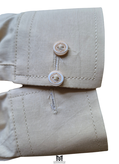 Schnürhemd Alwin Beige