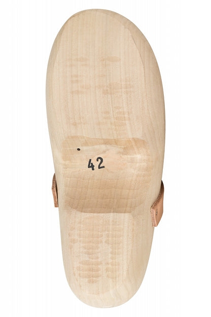 Holzschuhe mit Riemen