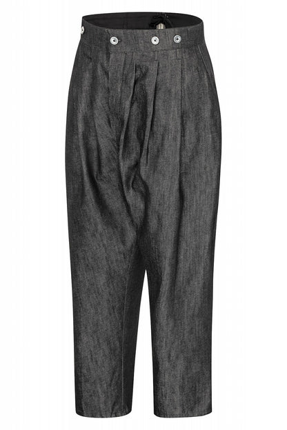Ollie Hose Workerstyle 1920 Schwarz / B-Ware Gr. L