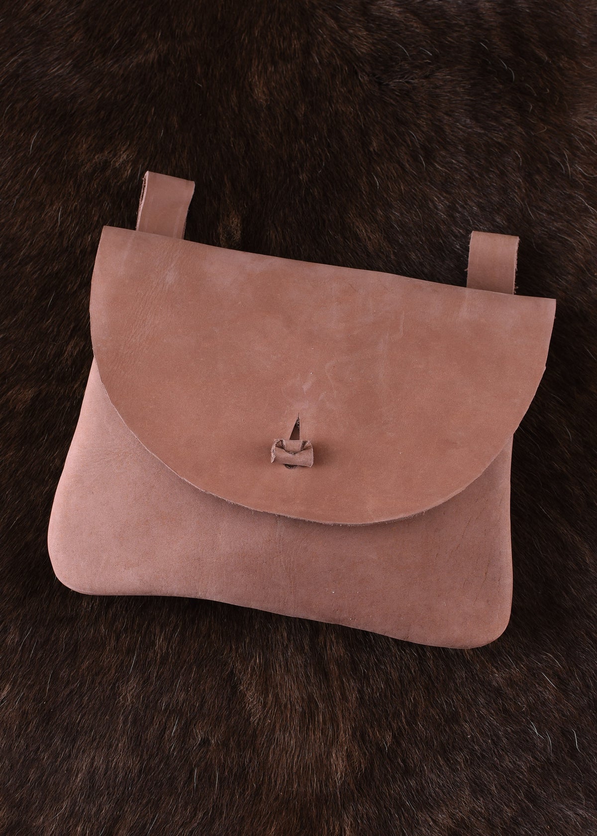 Gürteltasche aus Leder, rechteckig